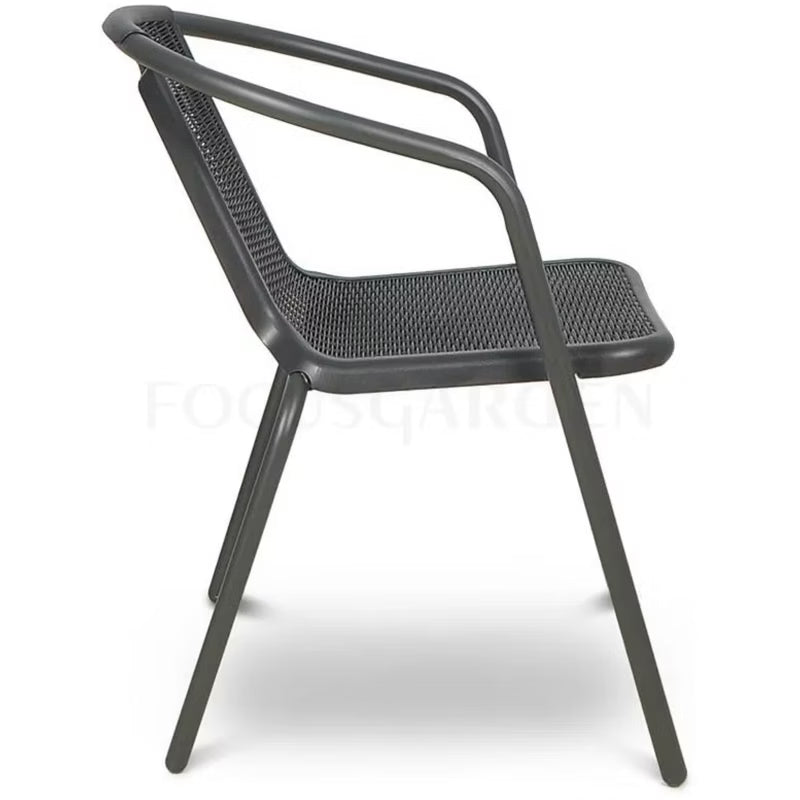 Havebordsstol Simple 55x57x72 cm Grafit 8 Stk.