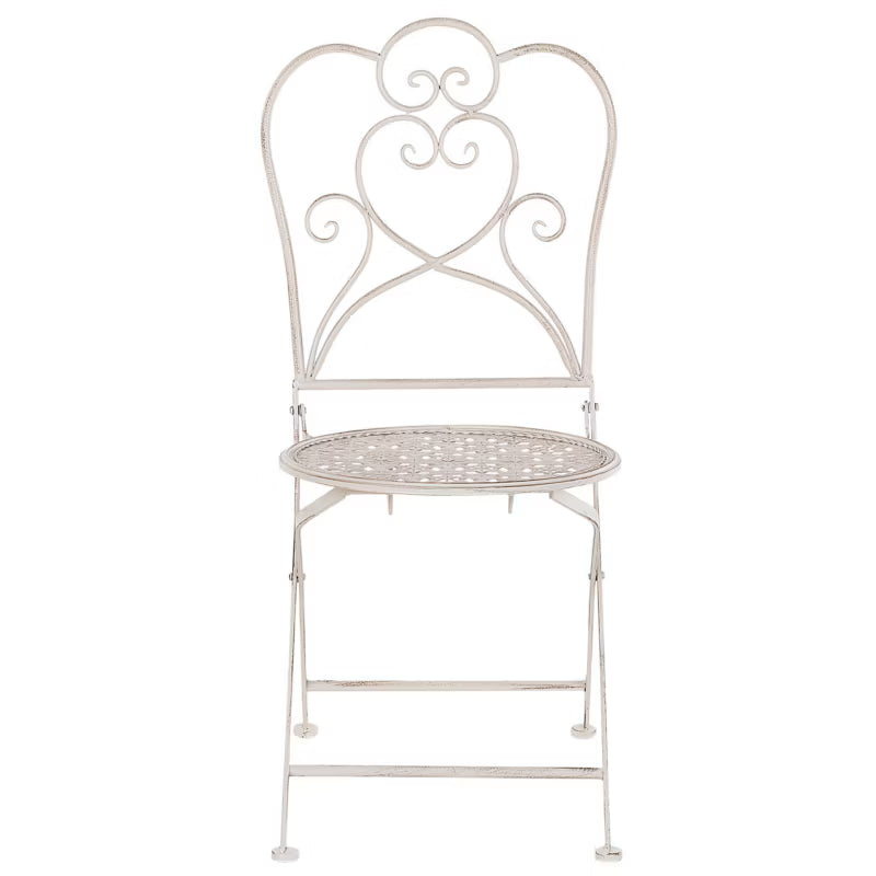 Havebordsstol Trieste Sammenklappelig Lys Beige 2 Stk