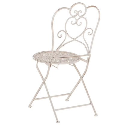 Havebordsstol Trieste Sammenklappelig Lys Beige 2 Stk