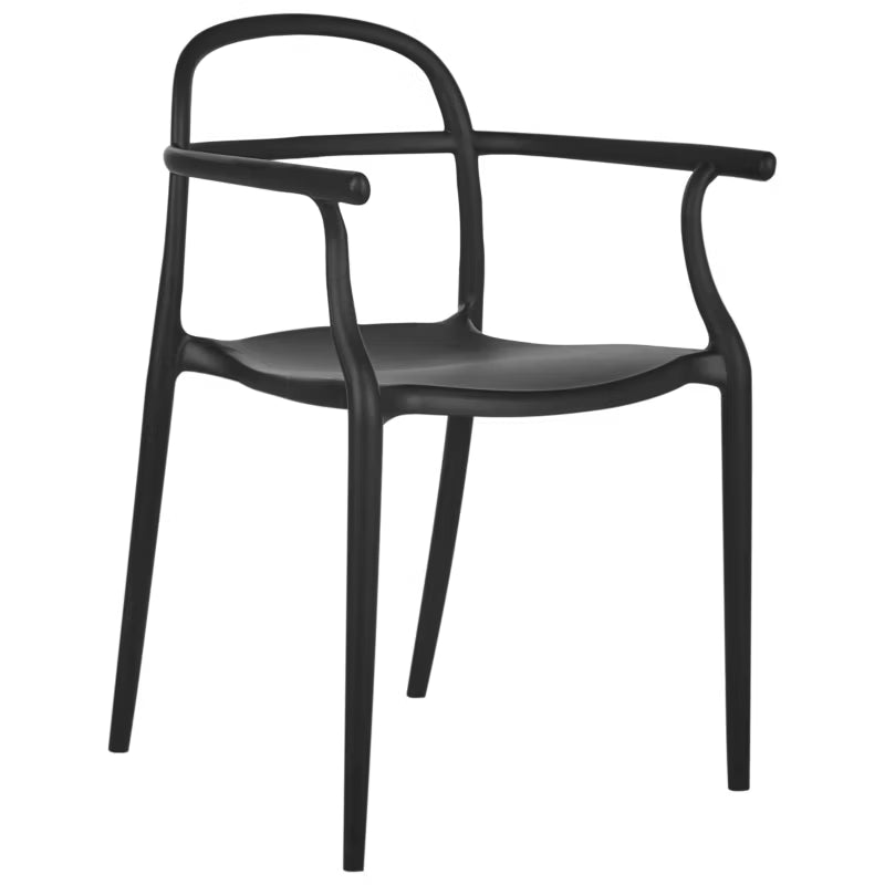 Havebordsstol Vidor 53x51 cm Sort Sæt af 2