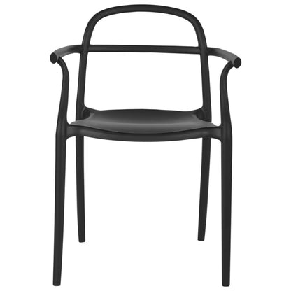 Havebordsstol Vidor 53x51 cm Sort Sæt af 2