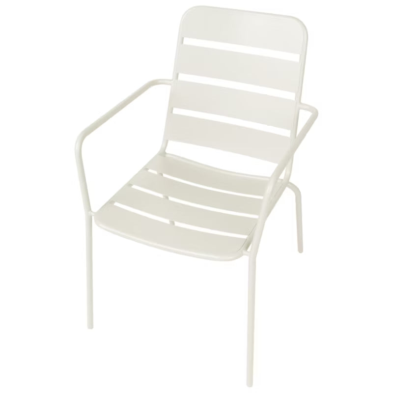 Havebordsstole 6 Stk. Terenzo Lys Beige Metal