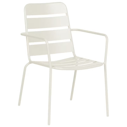 Havebordsstole 6 Stk. Terenzo Lys Beige Metal