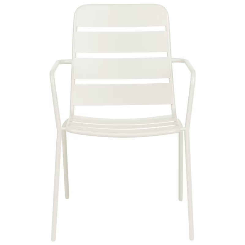 Havebordsstole 6 Stk. Terenzo Lys Beige Metal
