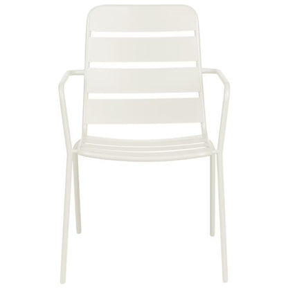 Havebordsstole 6 Stk. Terenzo Lys Beige Metal