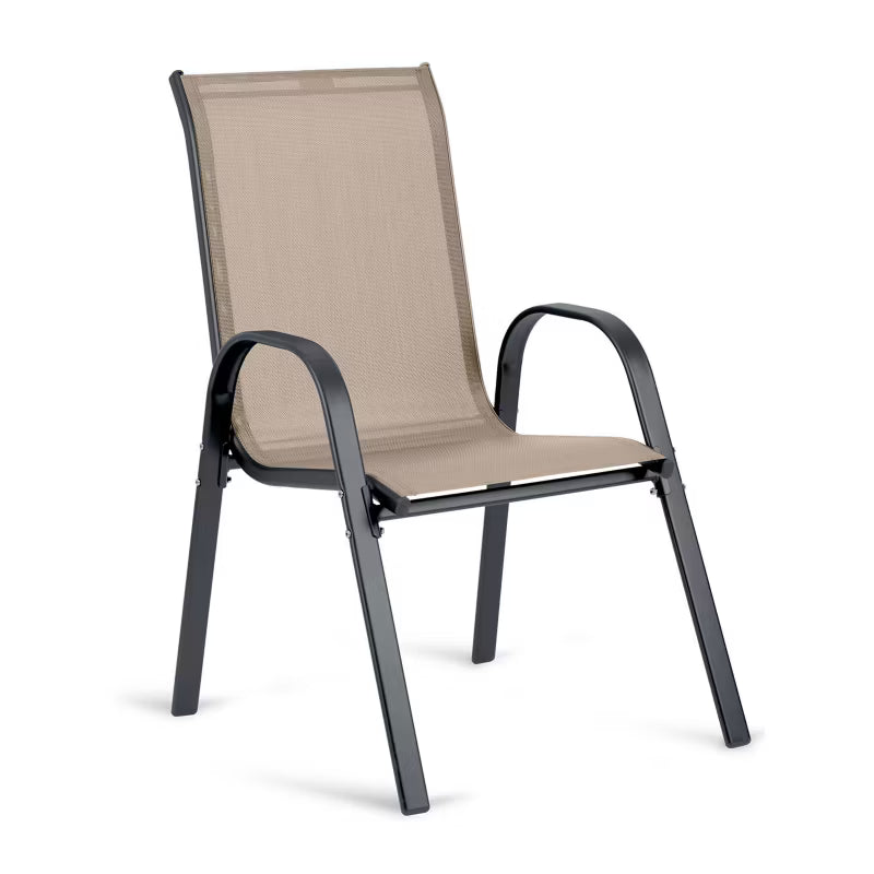 Havebordsstole 53x73x93,5 cm Beige 4 Stk.