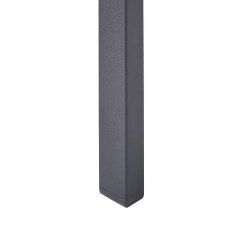 Havebordsstole Vernio 6 Stk. Sort Aluminium