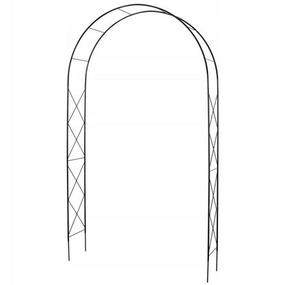 Havebue 255 cm Sort Stål
