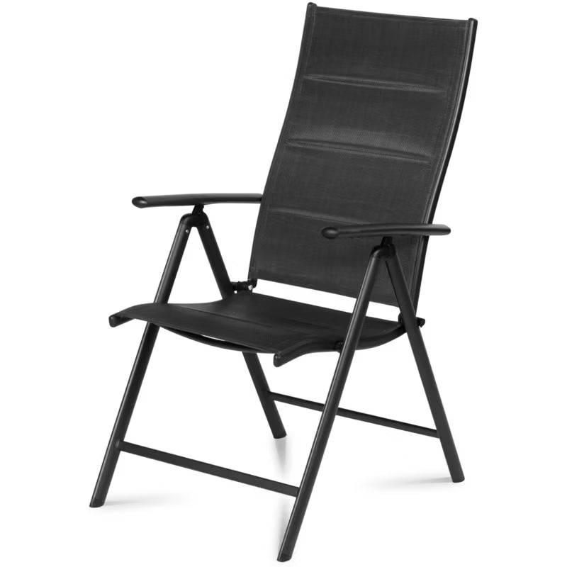 Havebuestol FDZN 5016 55x47x105 cm Sort Aluminium