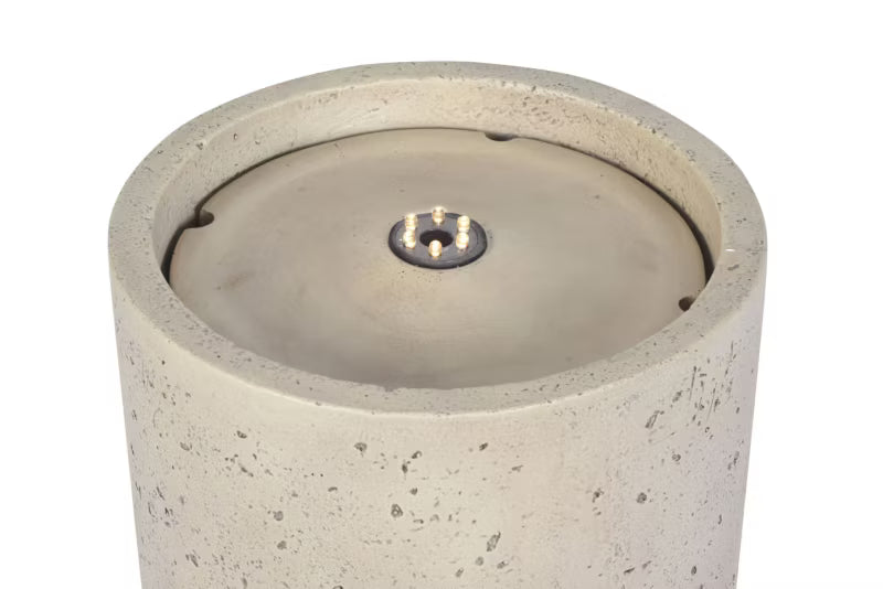 Havefontæne Stone 25x25x21 cm Beige med LED