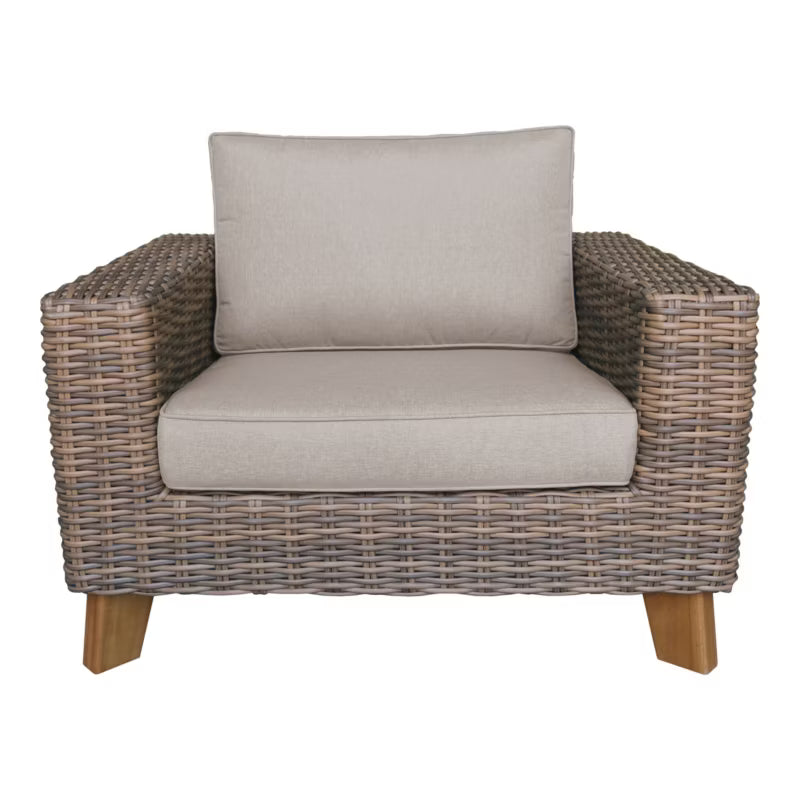 Havefotele Takutea 103x89 cm Brun 2 Stk.