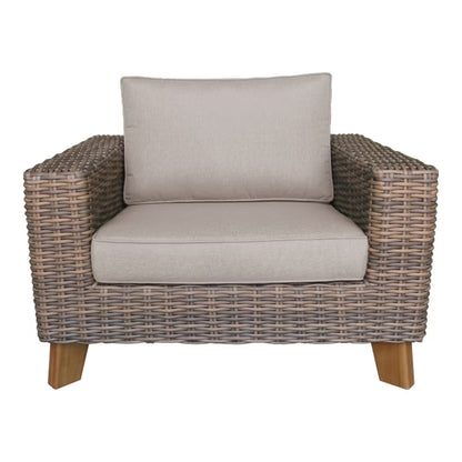 Havefotele Takutea 103x89 cm Brun 2 Stk.
