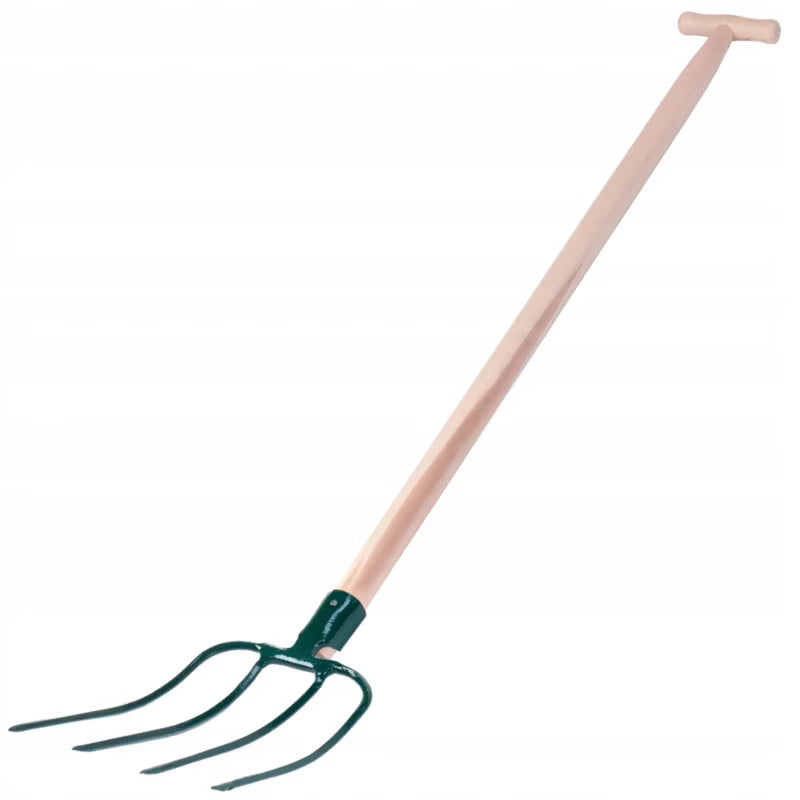 Havegreb 129 cm Stål med Træskaft
