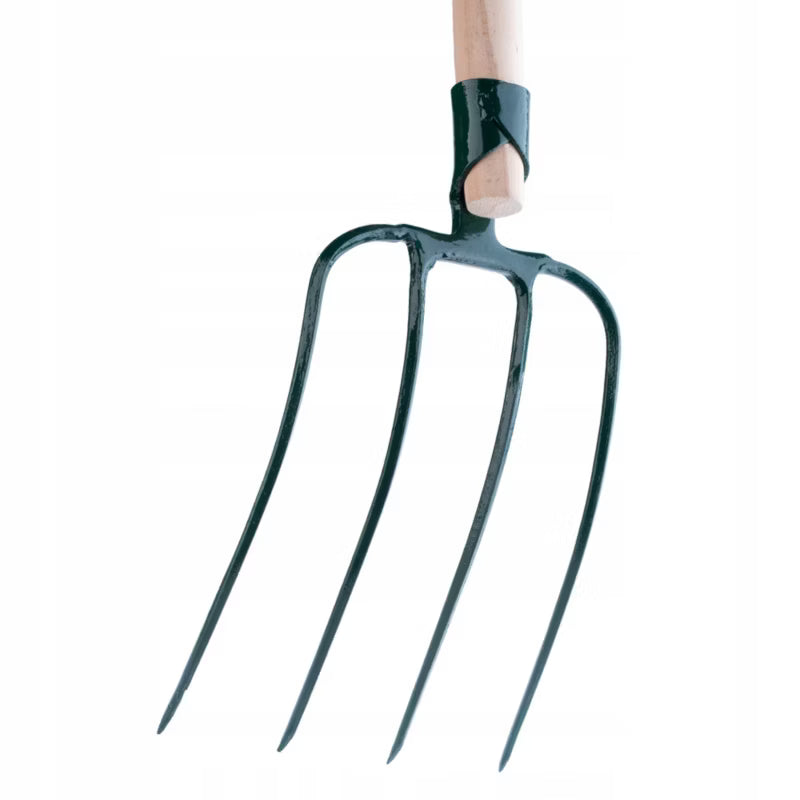 Havegreb 129 cm Stål med Træskaft