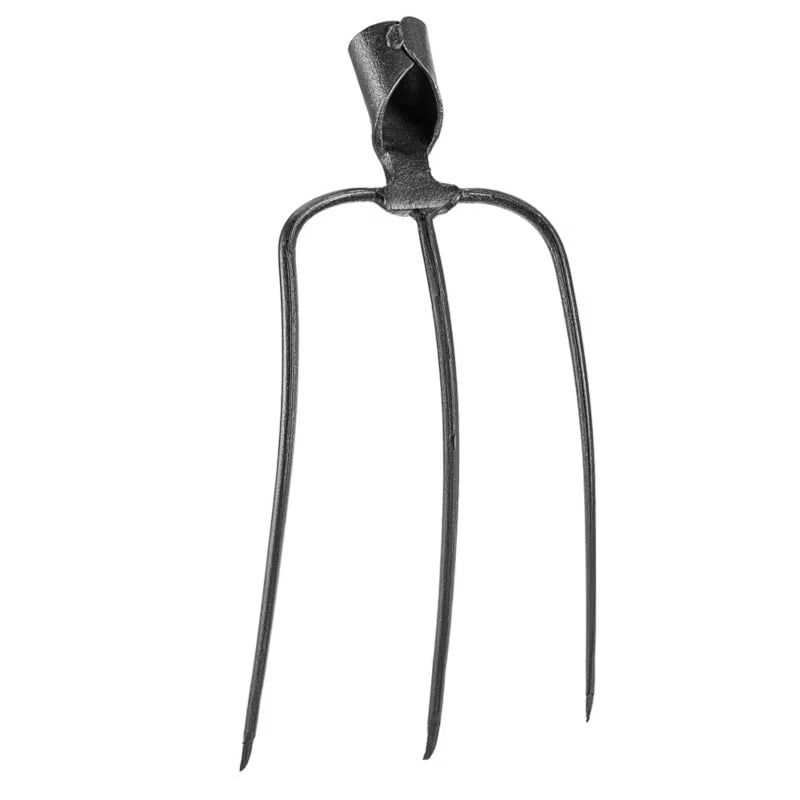 Havegreb 3 Tænder 38,5x21 cm Stål Uden Skaft