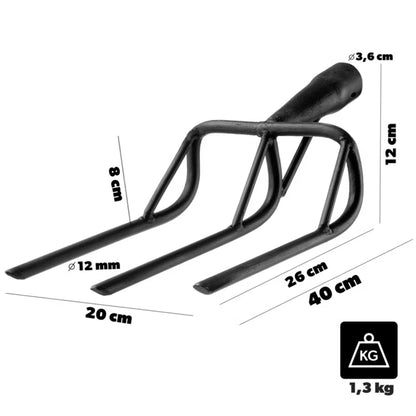 Havegreb til Løsning af Jord 153 cm Stål