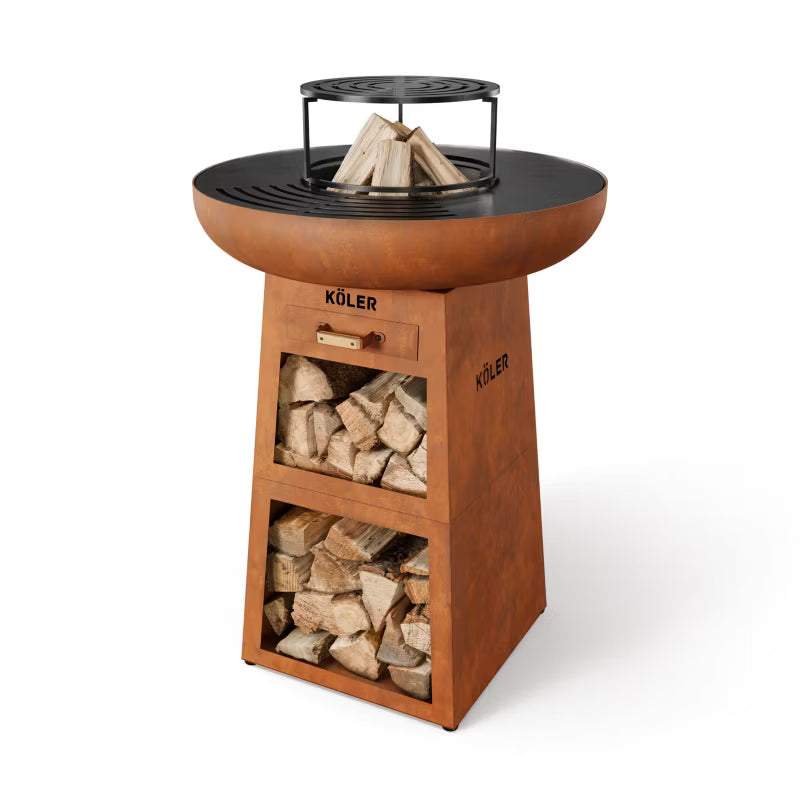 Havegrill Bålfad Herd X1 61 cm Cortenstål