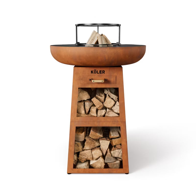 Havegrill Bålfad Herd X1 61 cm Cortenstål