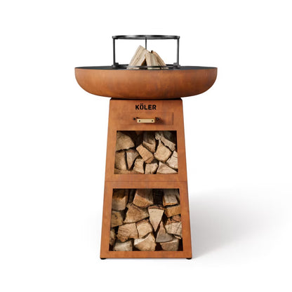 Havegrill Bålfad Herd X1 61 cm Cortenstål