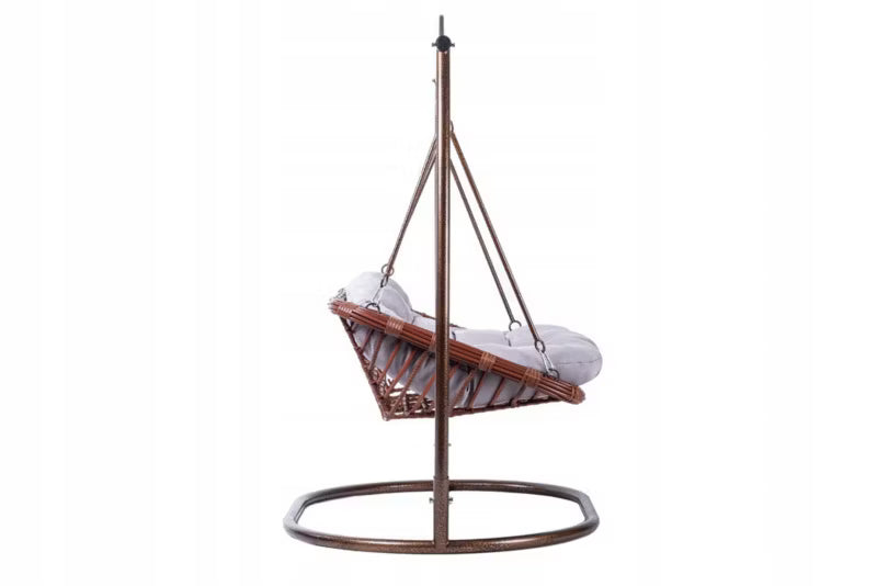Havegynge Delux 174x64x172 cm Brun