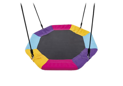 Havegynge Dobbelt med Redegynge 235x254x200 cm Flerfarvet 44125