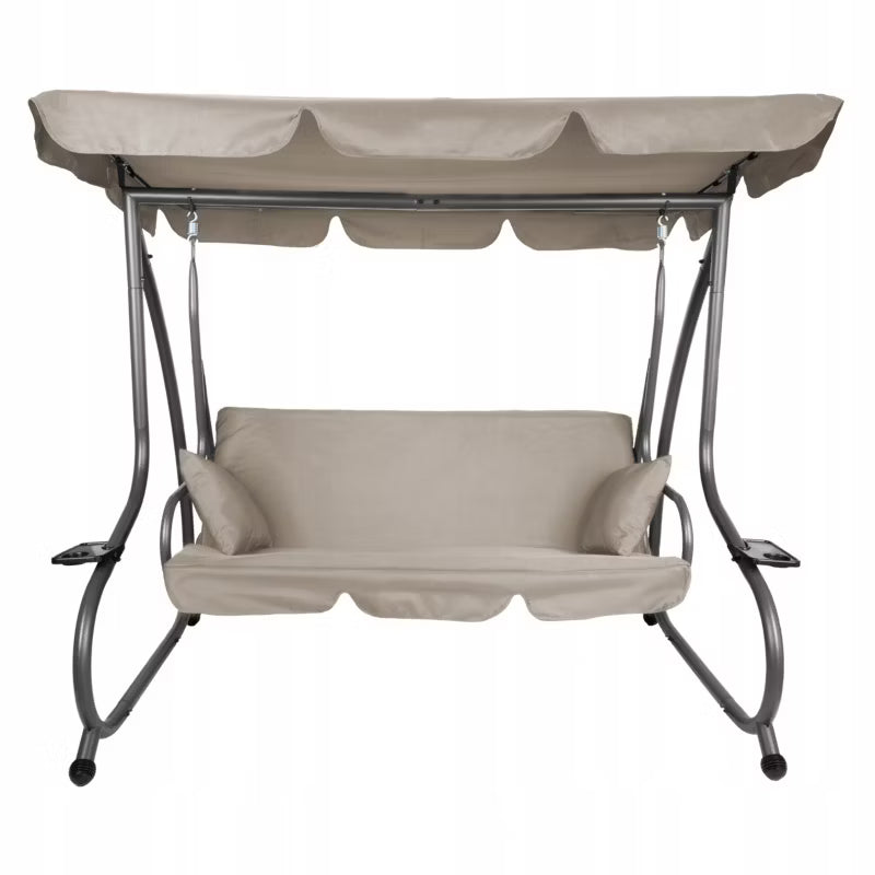 Havegynge SWINGO COMFORT 200x120x164 cm Beige med Soltag