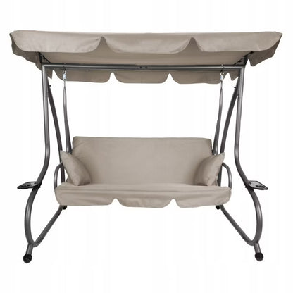 Havegynge SWINGO COMFORT 200x120x164 cm Beige med Soltag