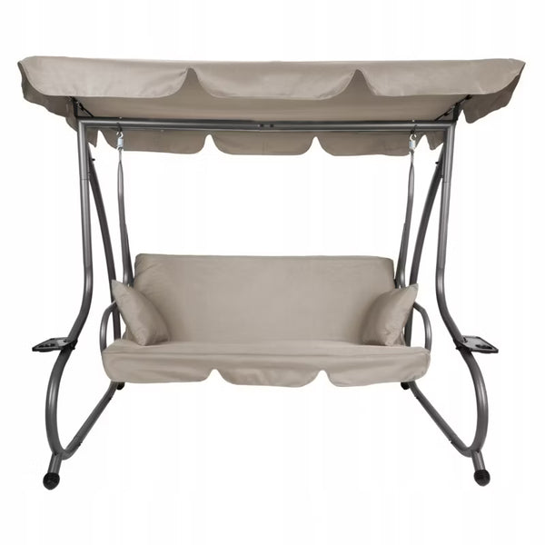 Havegynge SWINGO COMFORT 200x120x164 cm Beige med Soltag