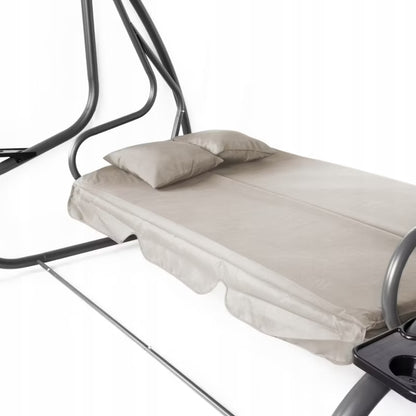 Havegynge SWINGO COMFORT 200x120x164 cm Beige med Soltag