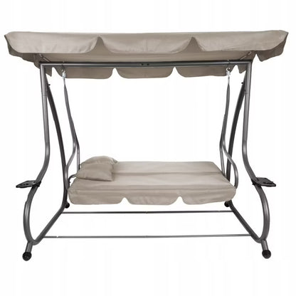 Havegynge SWINGO COMFORT 200x120x164 cm Beige med Soltag