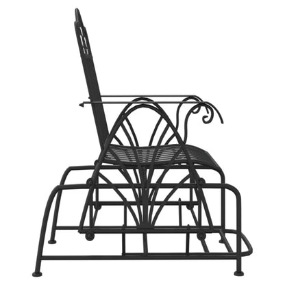 Havegyngestol 61x81x99 cm Sort Stål WM-318834
