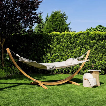 Havehængekøje DV-095HWS Trevia 320x120 cm Træstativ