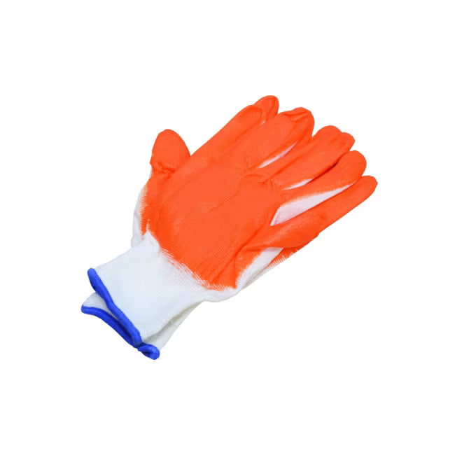 Havehandsker Light Strik med Gummibelægning Orange