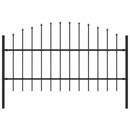 Havehegn 100x100 cm Sort Stål