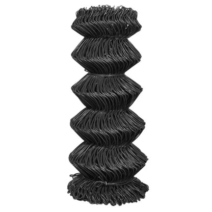 Havehegn 15x0,8 m PVC Stål Grøn