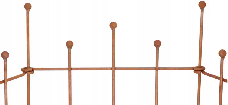 Havehegn Metal 100 cm Rust