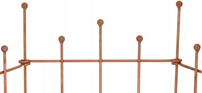 Havehegn Metal 100 cm Rust