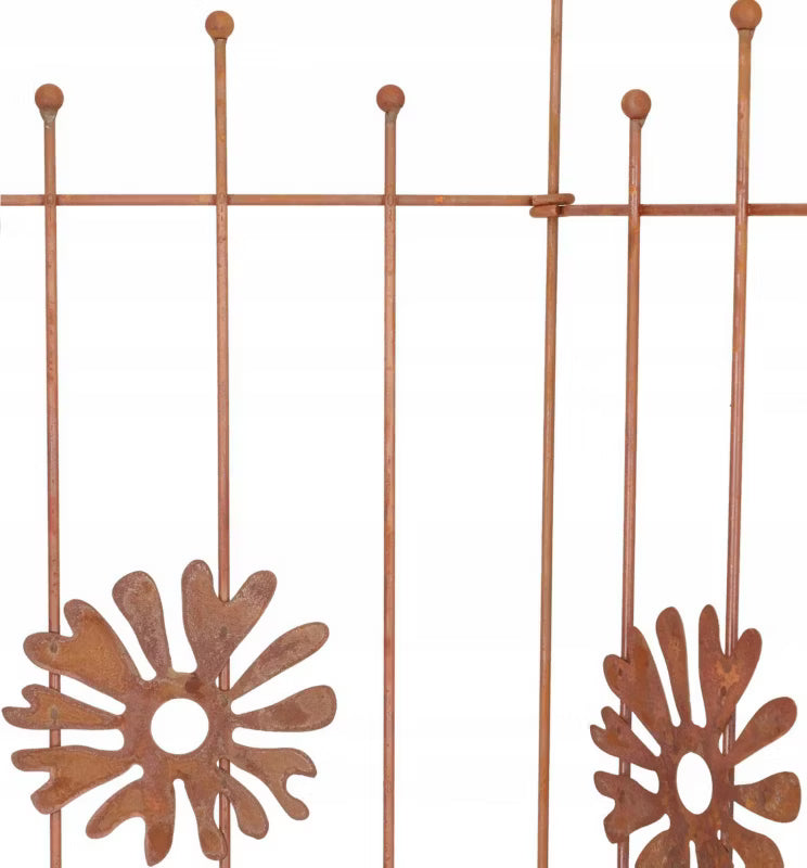 Havehegn Metal 100 cm Rust