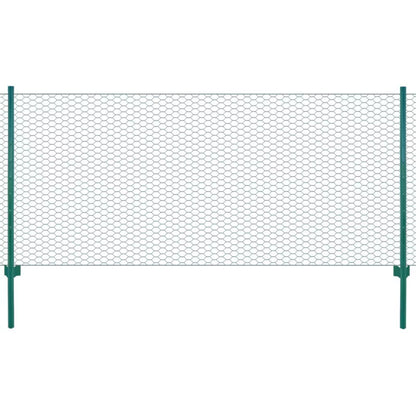 Havehegn Trådhegn 0,75x25 m Grøn Stål