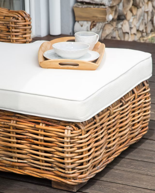 Havehjørnesofa Briatico 230x150 cm Natur Rattan