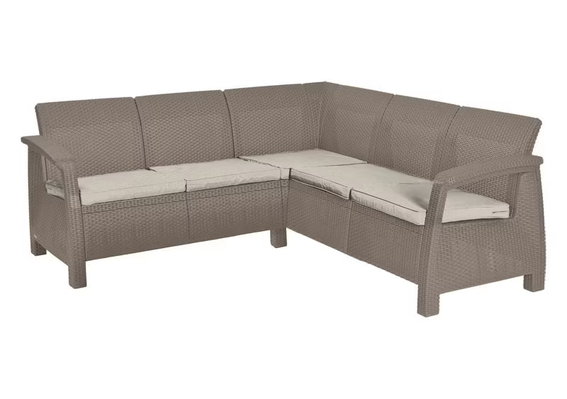 Havehjørnesofa Corfu Relax 190x190 cm Cappuccino