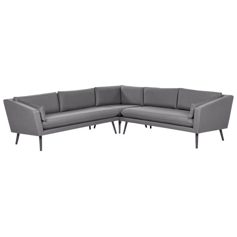 Havehjørnesofa Loretello 5-Personers 243x243 cm Grå