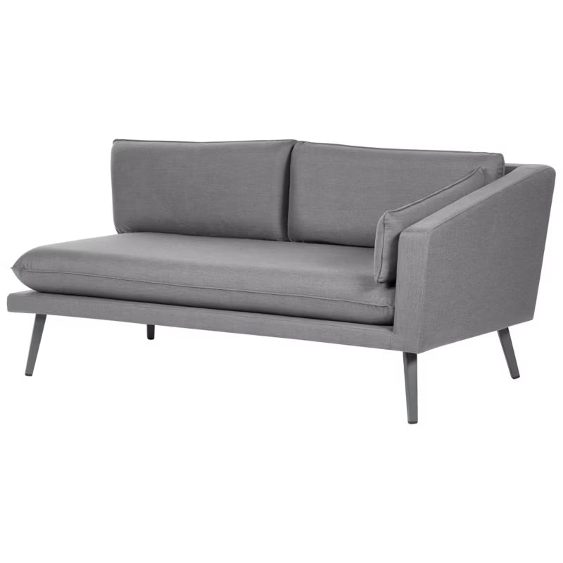 Havehjørnesofa Loretello 5-Personers 243x243 cm Grå