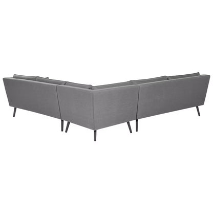 Havehjørnesofa Loretello 5-Personers 243x243 cm Grå