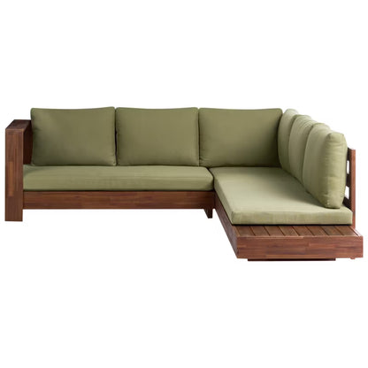 Havehjørnesofa Marettimo 225x212 cm Akacietræ
