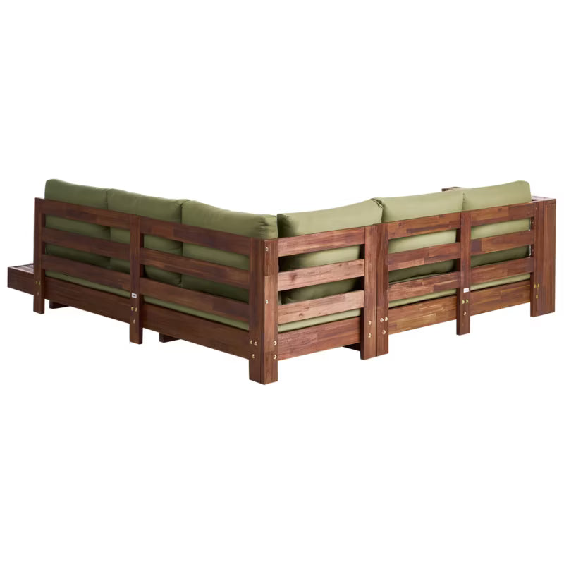 Havehjørnesofa Marettimo 225x212 cm Akacietræ