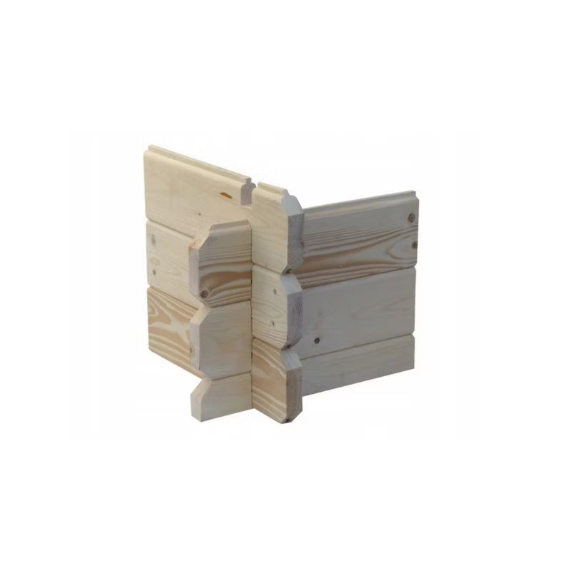 Havehus 2,50x2,50 m 28 mm Træ Natur DOM521