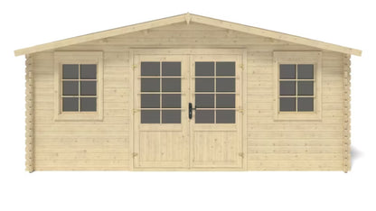 Havehus DOM746 510x420 cm 34 mm Gran Træ
