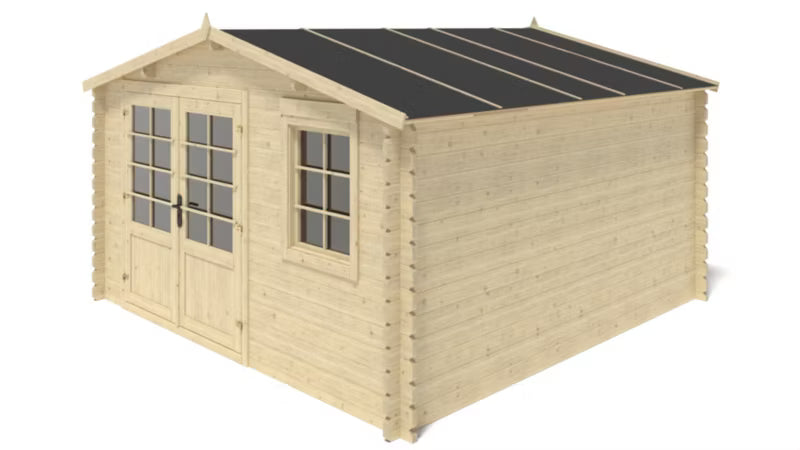Havehus Gran 3,90x3,90 m 40 mm DOM658
