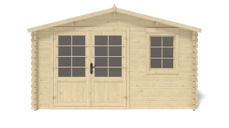 Havehus Gran 3,90x3,90 m 40 mm DOM658